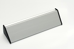 Stolní jmenovka ACS62plain stříbrný elox 210mm
