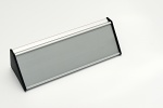 Stolní jmenovka ACS62Slide stříbrný elox 170mm