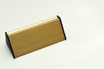 Stolní jmenovka ACS62plain zlatý elox 150mm