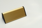 Stolní jmenovka ACS62Slide zlatý elox 150mm