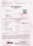 Osvědčení o registraci DPH