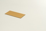 G61-plastový štítek zlatý - 150 x 61mm